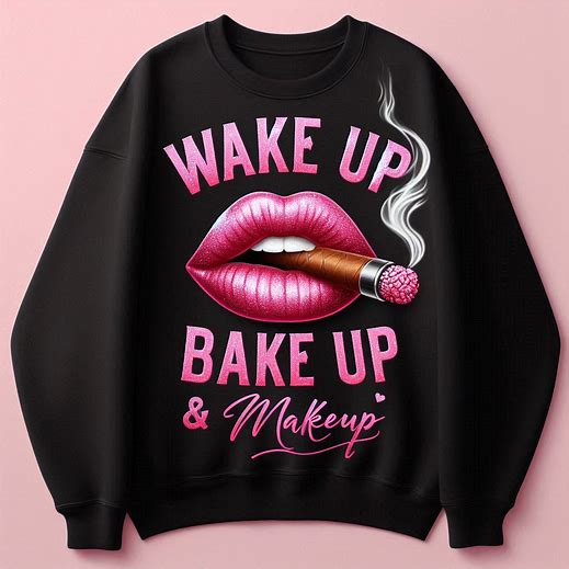 Wake & Bake Glitter Sweater