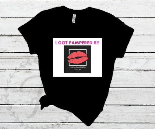 Apparel 28.00 Glam Glitter Tee freeshipping - Pink & Pampered Salon Pink & Pampered Salon